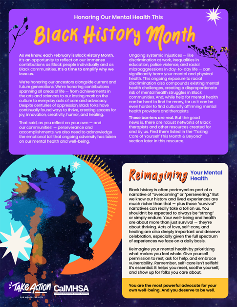 Honoring Our Mental Health This Black History Month