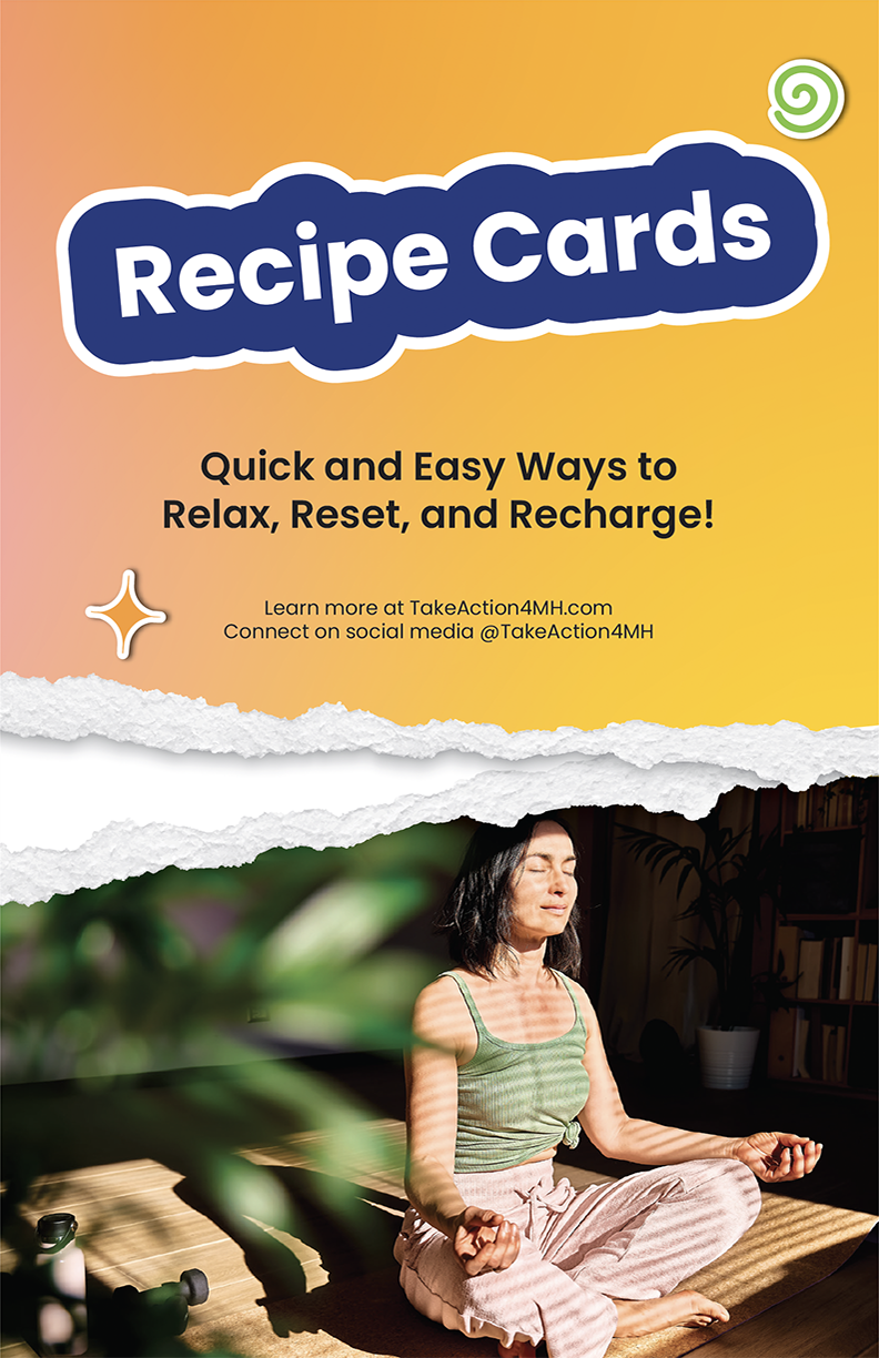 Recipe Cards Quick and Easy Ways to Relax, Reset, and Recharge!