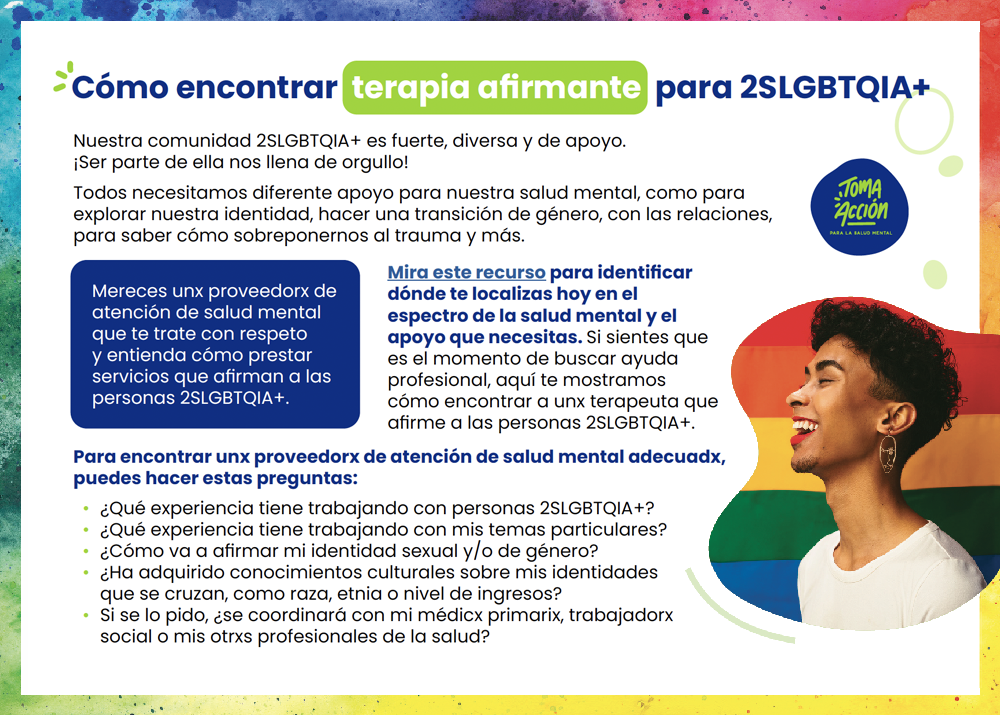 Como encounter terapia afirmante para 2SLGBTQIA+