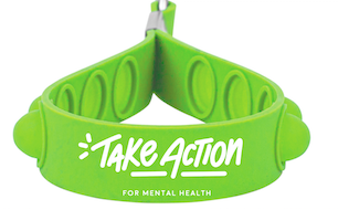 Take Action for Mental Health Pop-it Keychain