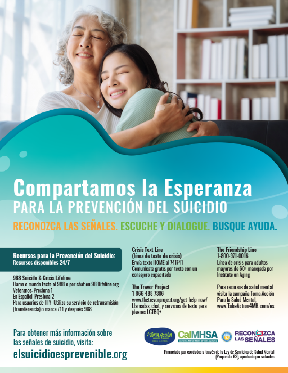 Compartamos la Esperanza Para La Prevención Del Suicidio.