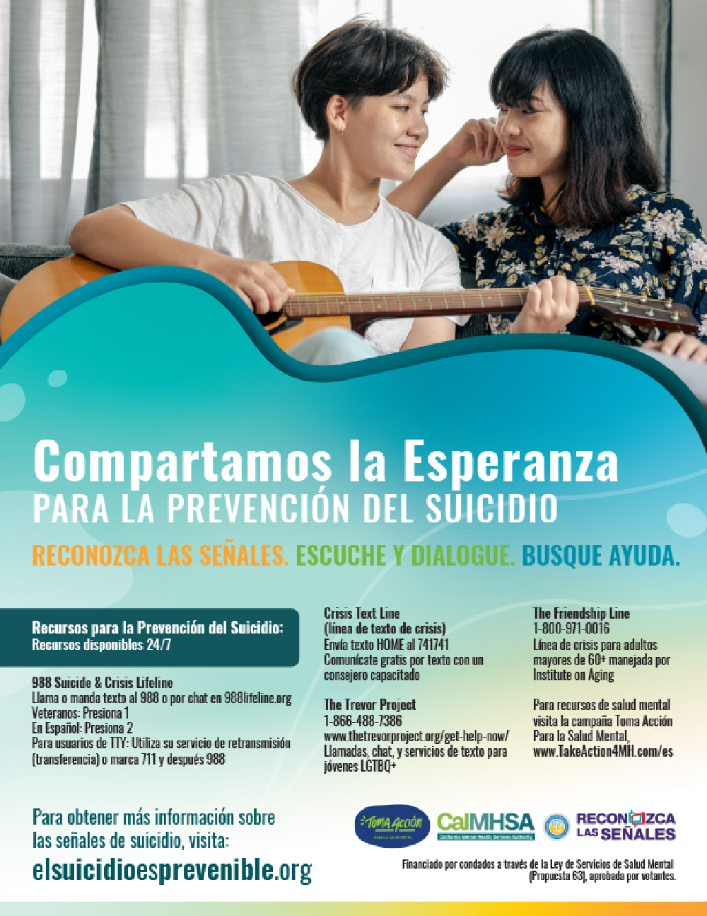 Compartamos la Esperanza Para La Prevención Del Suicidio.