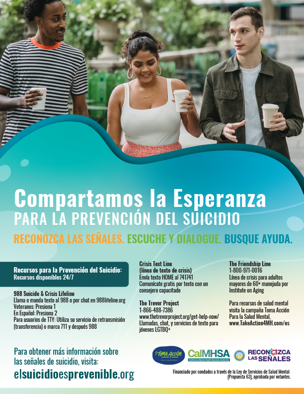 Compartamos la Esperanza para la prevención del suicidio