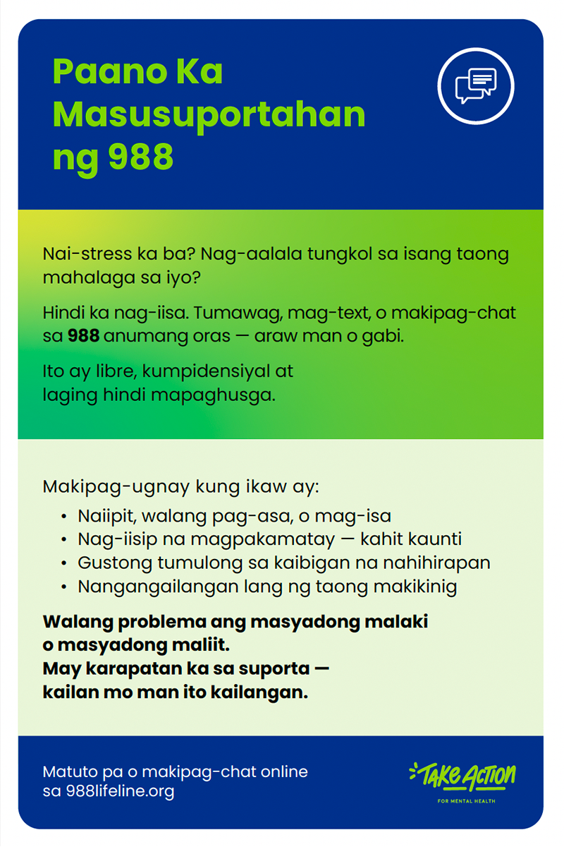 Tagalog 988 Support palm card