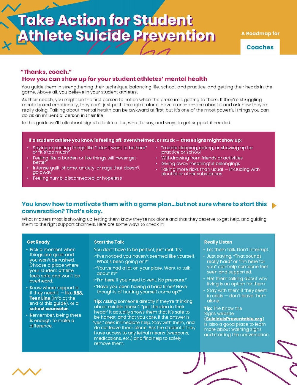 Roadmap - Coaches Digital Version