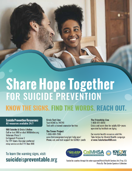 Share Hope Together For Suicide Prevention