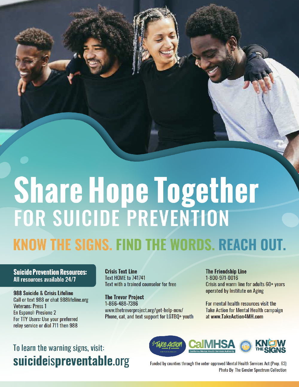 Share Hope Together For Suicide Prevention